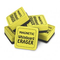MAGNETIC WHITEBOARD ERASERS 12PK