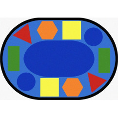 Sitting Shapes Carpet Oval