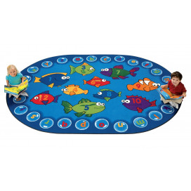 Fishing for Literacy Rug | literacy classroom rug | circletime carpets