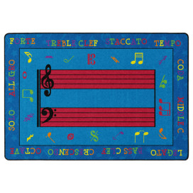 Fun With Music Rug | Classroom Rugs | Classroom Carpets | Flagship Carpets