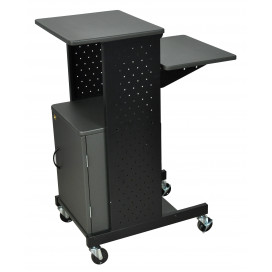 Steel-Framed Presentation Cart - with Cabinet