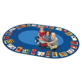 Reading by the Book Classroom Rug | ABC Rugs | Carpets for Kids