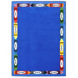 Bilingual Colors Classroom Rug