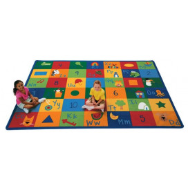 Learning Blocks Classroom Carpet | Educational Carpets | Classroom Seating Rug