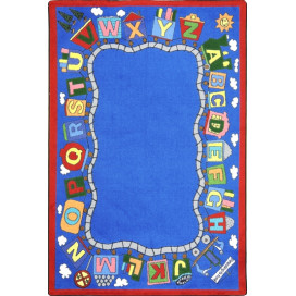 Reading Train Classroom Rug | ABC Rugs | ABC Classroom Rugs