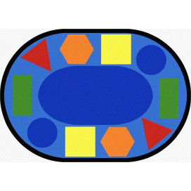 Sitting Shapes Carpet Oval