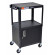 Adjustable Presentation Cart - Black