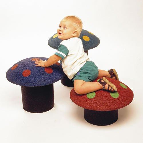 Rubber Playground Mushrooms Rubber Playground Mushrooms