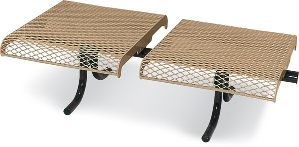 2 Seat Straight Bench without back BYO Playground