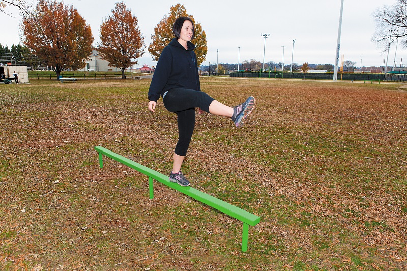 Balance Beam Outdoor Fitness Equipment