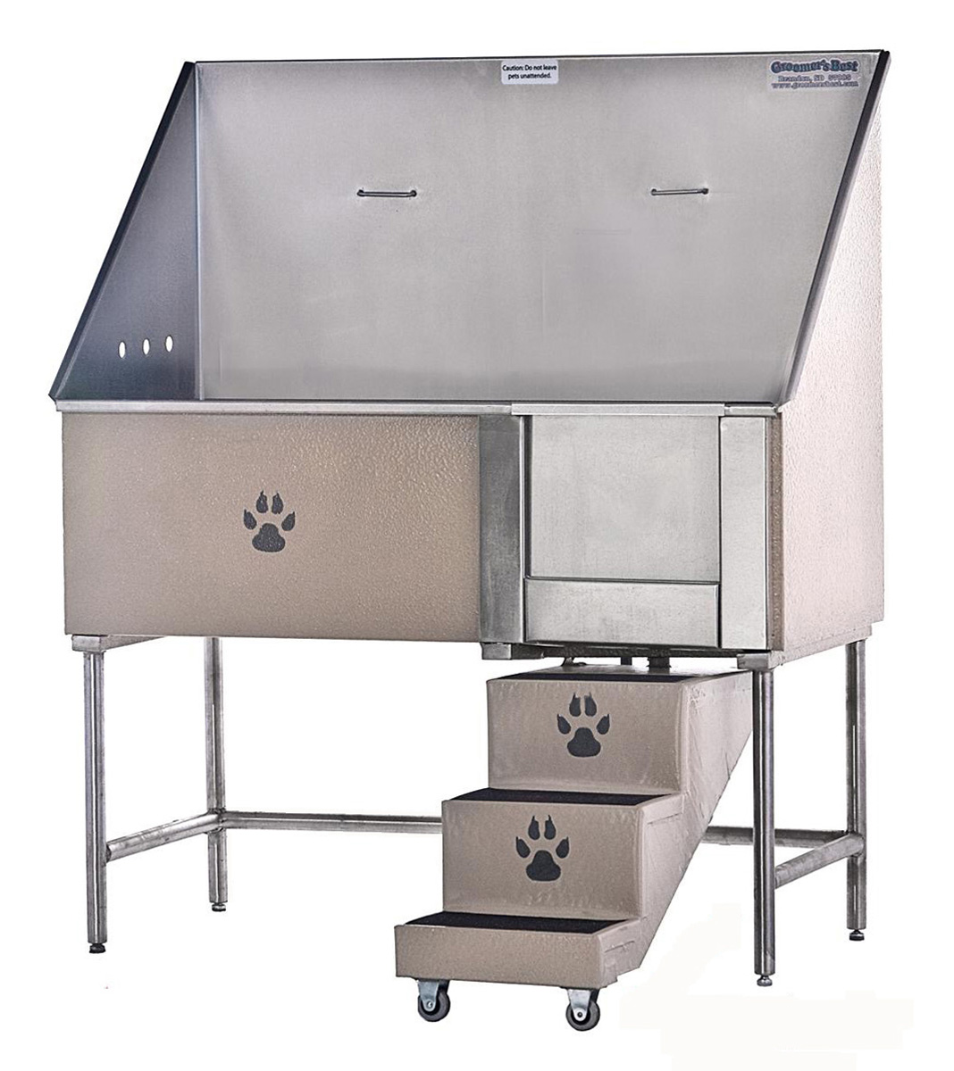 stainless steel dog bathing station