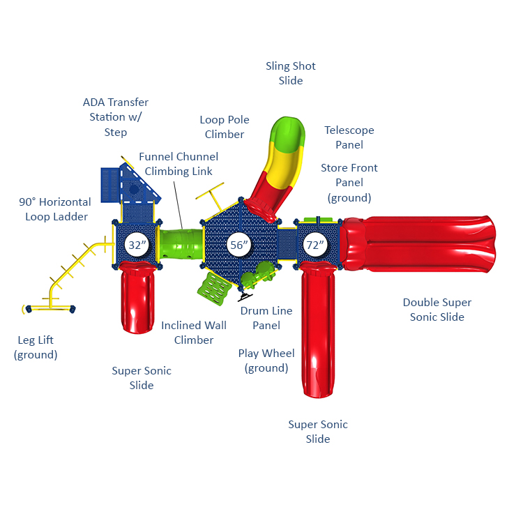 Bells and Whistles Playground Structure