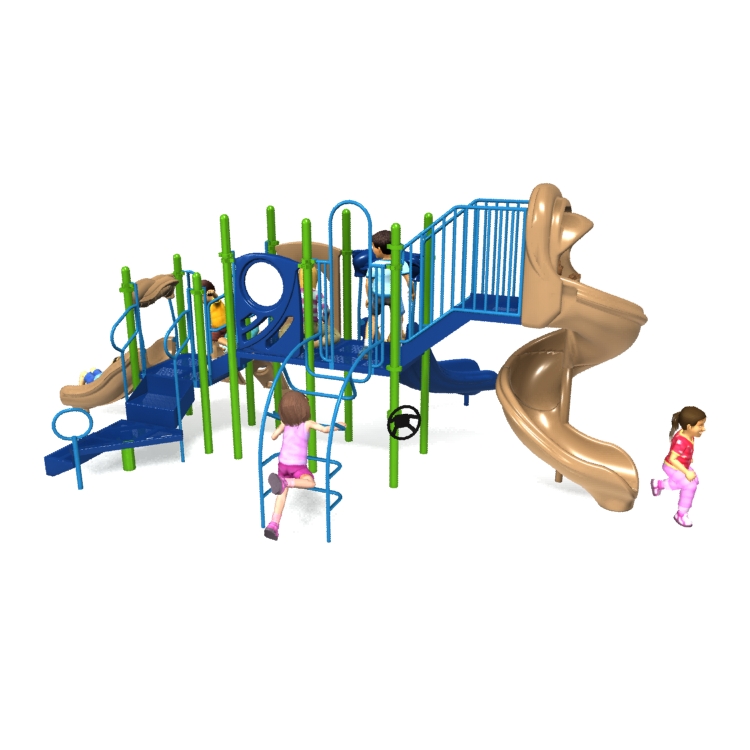 Back View - Peacock Colors BYO Playground