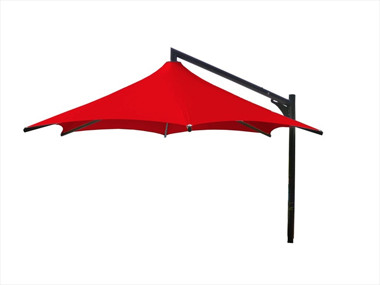 Dark Red Vista Umbrella BYO Playground