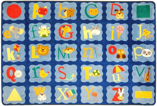 Alphabet Blues Rug | ABC Rugs | ABC Classroom Rugs
