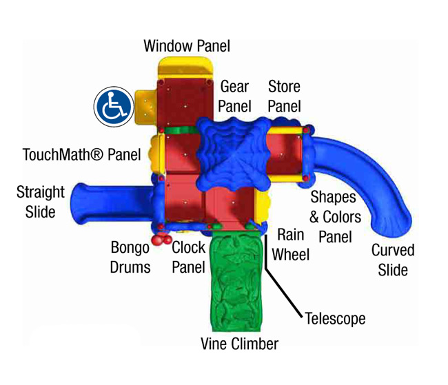Discovery Center 5, Top View Play Equipment | Discovery Center 3