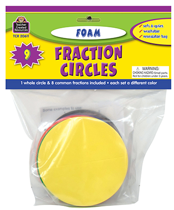 Foam Fraction Circles