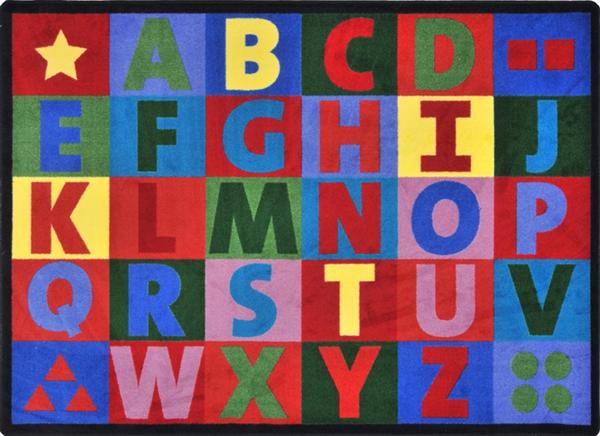 Oversize Alphabet Rug Abc Rugs Abc Rugs Abc Classroom Rugs