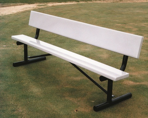 Recycled Park Benches with Back Recycled Outdoor Benches