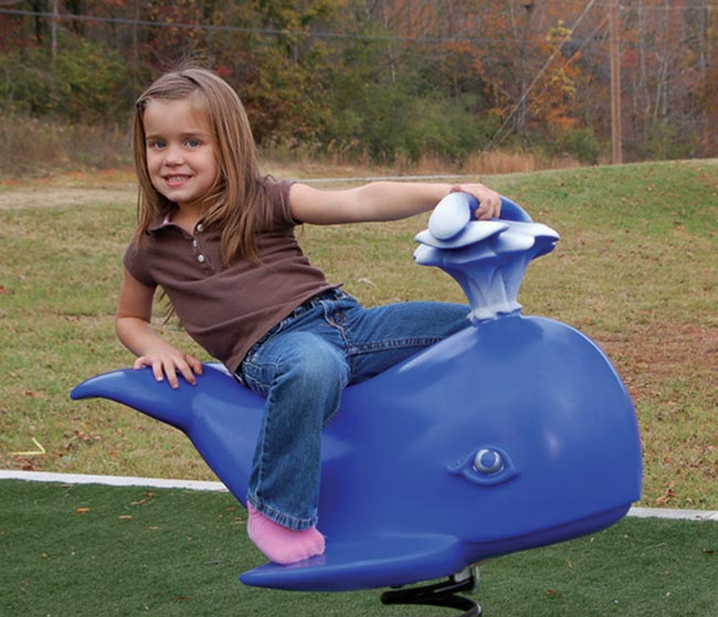 Wally The Whale Spring Rider BYO Playground