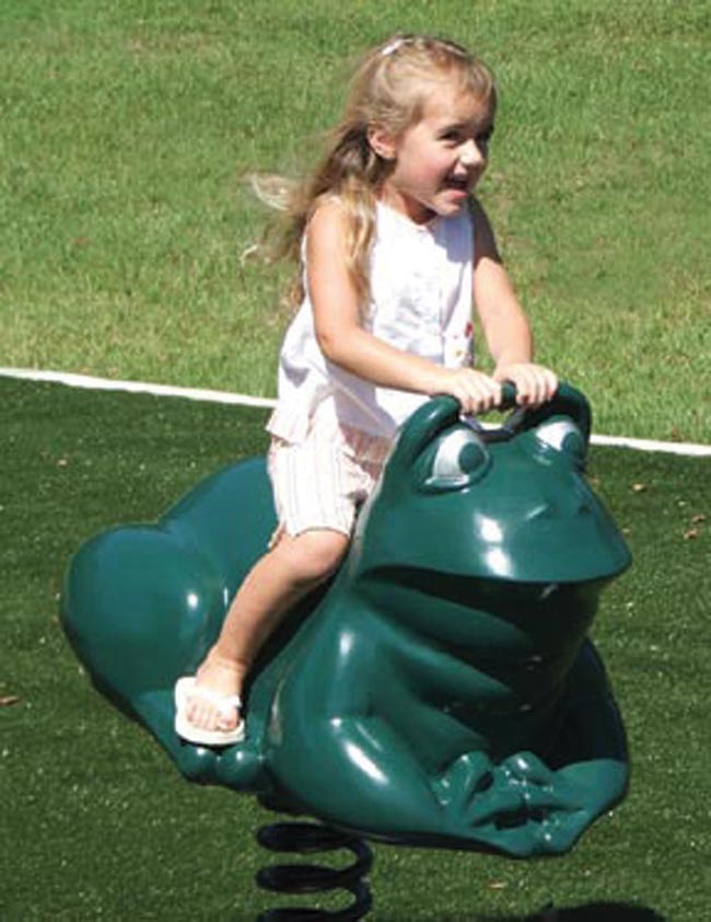 Freddie the Frog Spring Rider BYO Playground