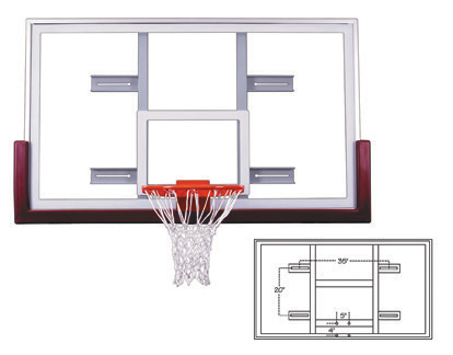 Competition Glass Basketball Backboard 42