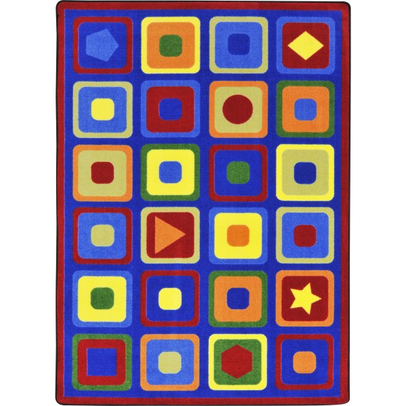 Seeking Shapes Classroom Rug