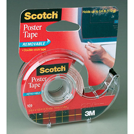 Scotch Removable Double Sided Tape, 3/4