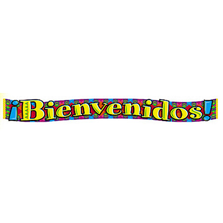 bienvenidos spanish welcome banner