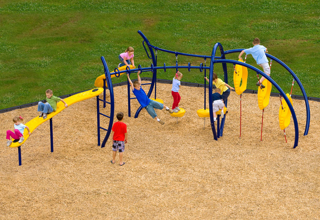 Engineered Wood Fiber Playground Mulch, What Is The Best Wood Mulch For Playgrounds